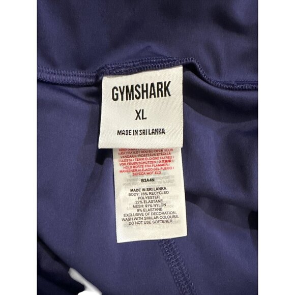 Gymshark Purple High-Waisted Leggings With Mesh Accents  Size XL, Pre-Owned - Picture 5 of 7